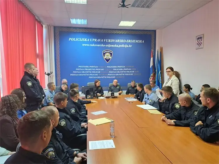 Pojačanje u redovima vukovarsko-srijemske policije: Čak 26 novih policajaca danas započelo s radom