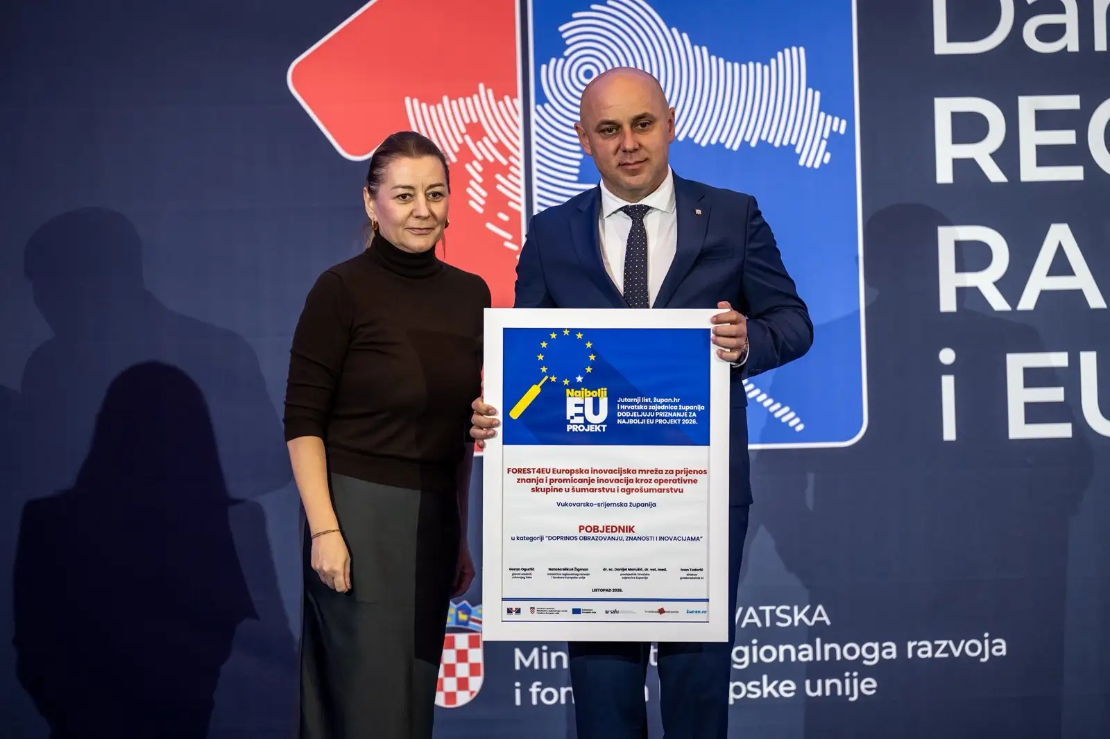 FOREST4EU osvojio dvije nagrade u izboru za najbolji EU projekt u Hrvatskoj